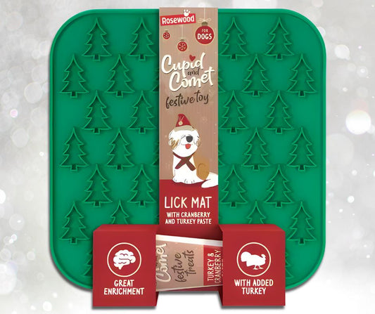 Christmas Tree Lick Mat with Paste